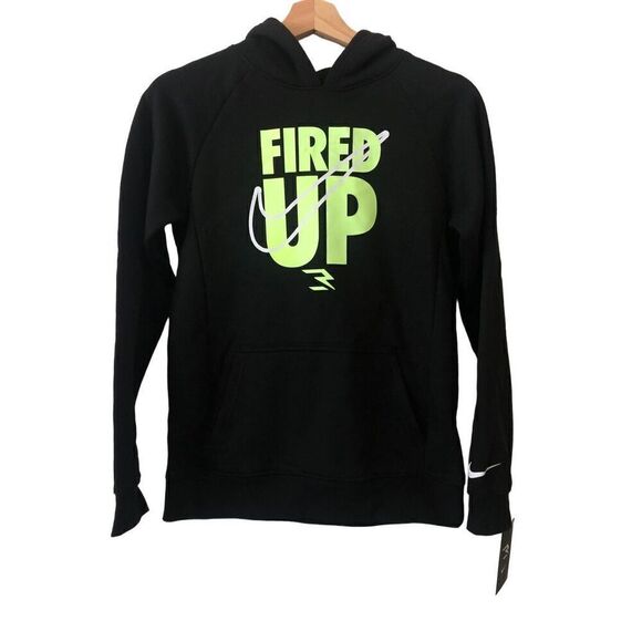 Nike Fired Up Hoodie Big Kids Size Large - Picture 1 of 4
